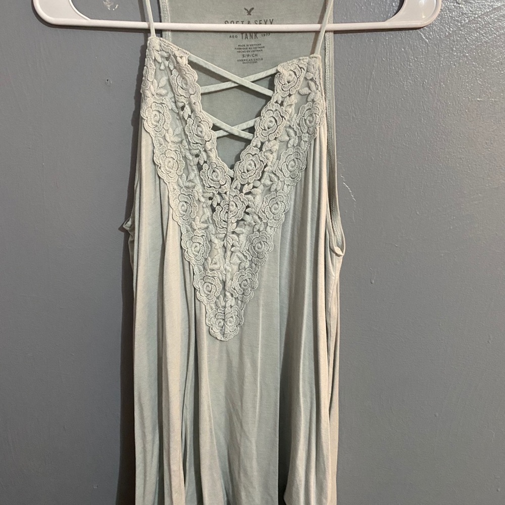 American Eagle Soft & Sexy Lace Tank